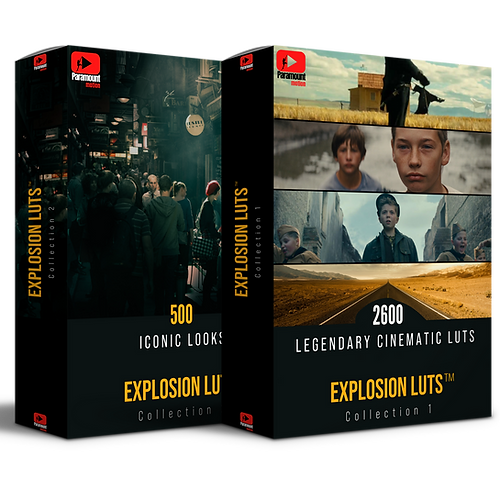 EXPLOSION™ Cinematic LUTs Collection 1&2