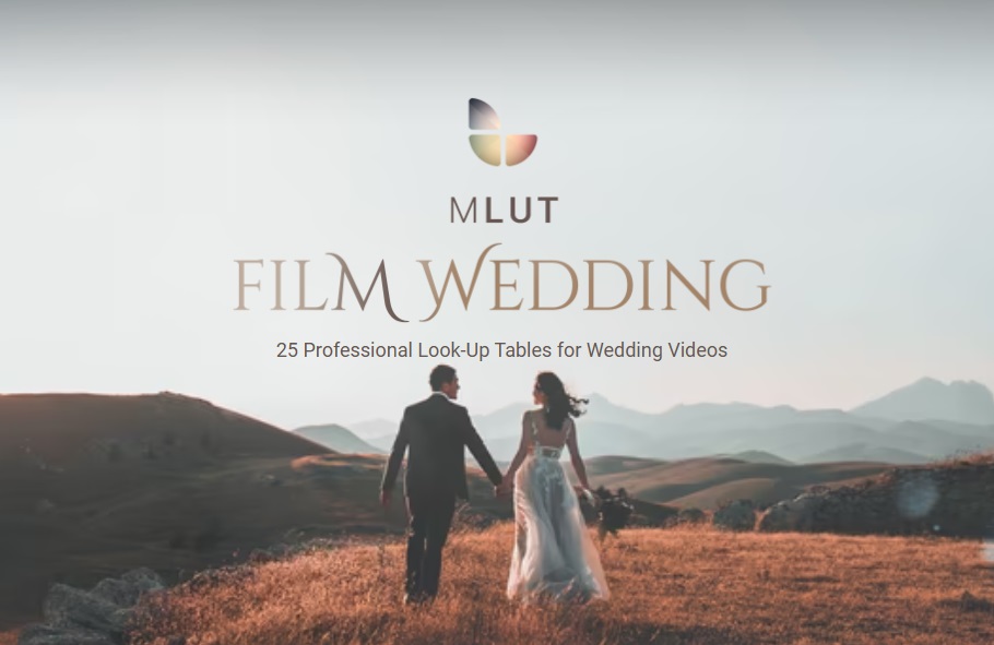 mLUT 25 Professional LUTs for Wedding Videos